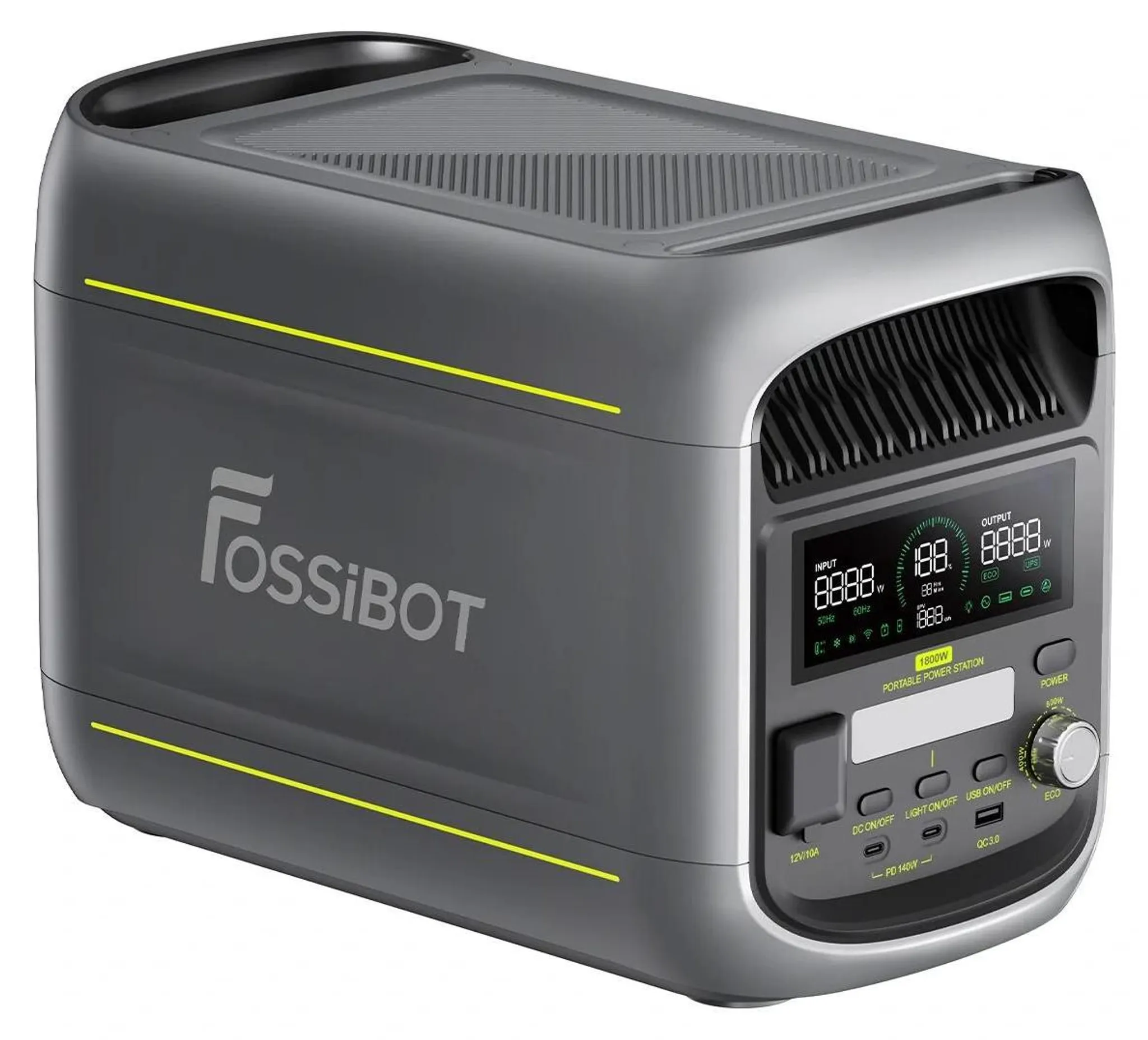 FOSSiBOT F1800 Portable Power Station | 1,800W 1,024Wh