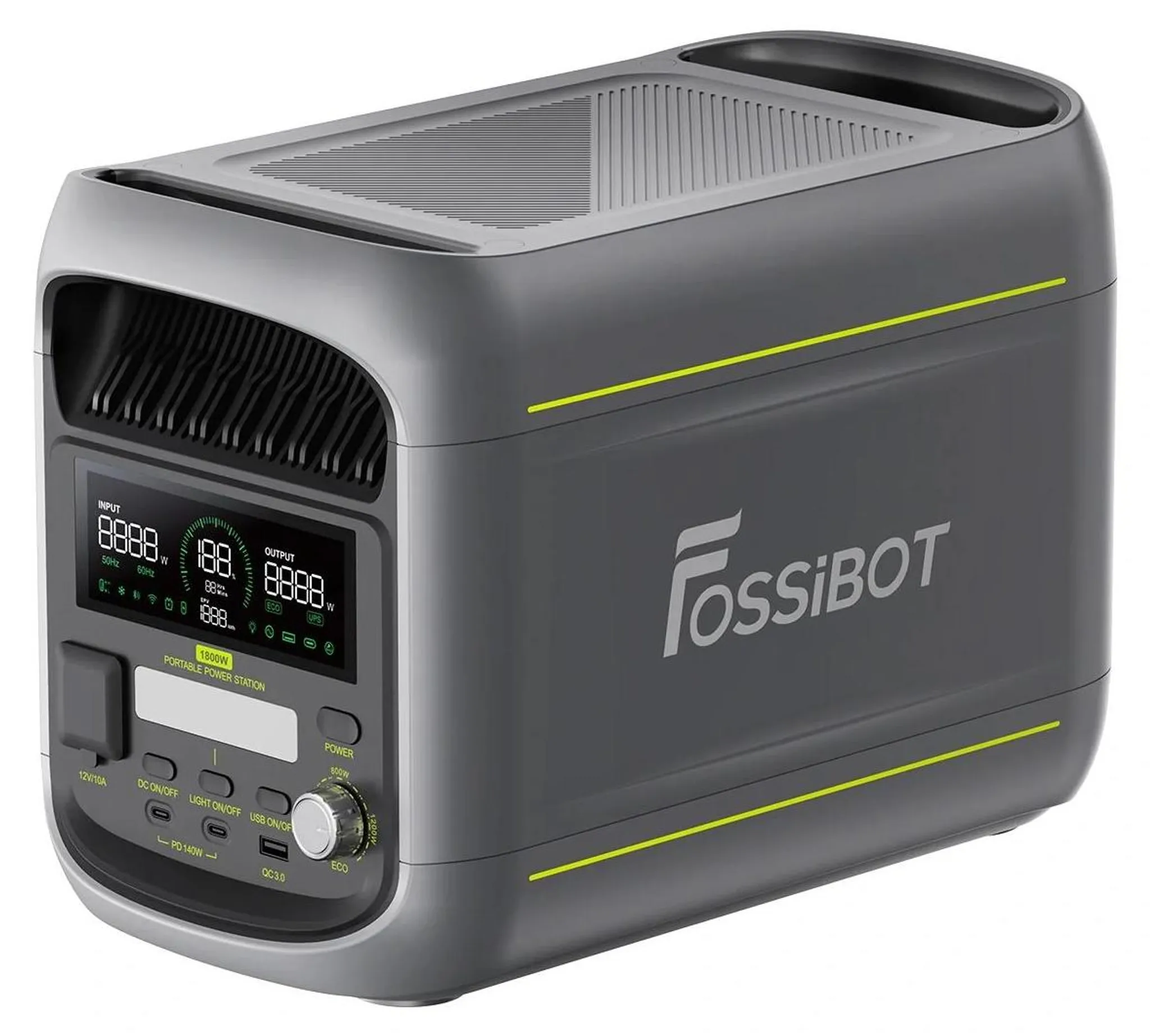 FOSSiBOT F1800 Portable Power Station | 1,800W 1,024Wh